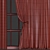 Elegant Curtain with Tailored Design 3D model small image 5