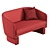 Oceanic Studio Sofa 1300x750x740H mm 3D model small image 6