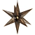 Corbett Star Bronze Pendant Light 3D model small image 2