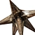 Bronze Star Ceiling Light by Corbett 3D model small image 5