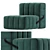 Contemporary Modular Armchair 2013 3D model small image 3