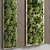 Wooden Frame Vertical Wall Garden 3D model small image 5