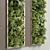 Wooden Frame Vertical Wall Garden 3D model small image 6