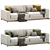 Spencer 4-Seat Sofa in 2 Colors 3D model small image 1