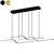  Modern LED Linear Pendant Light 3D model small image 1