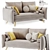 Revive Fabric Sofa 2015 Upgrade 3D model small image 1