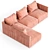 Sofa Metis 2015 Textured Render 3D model small image 2