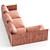 Sofa Metis 2015 Textured Render 3D model small image 3