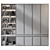 Contemporary Wooden Bookshelf GHS-2400 3D model small image 2