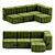  Versatile Curt Modular Sofa 3D model small image 1