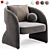 Elegant Rosalia Chair for Home 3D model small image 4