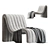 Sleek Modern Armchair N_2 3D model small image 1