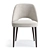 Tyler Chair: Scandinavian Chic Stool 3D model small image 2