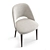 Tyler Chair: Scandinavian Chic Stool 3D model small image 3