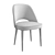 Tyler Chair: Scandinavian Chic Stool 3D model small image 5