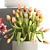 Modern Concrete Planters & Floral Collection 3D model small image 5