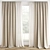 Modern Polygonal Curtain Model 3D model small image 1