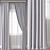  versatile 3D curtain model 3D model small image 1