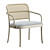 Designer Brown Chair Export FBX 3D model small image 3