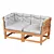 Outdoor Modular 2-Seater Sofa Set 3D model small image 3