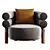 Stylish Armchair Rogers 3D Model 3D model small image 2