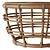 Savannah Rattan Coffee Table Model 3D model small image 3