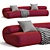 Modern Strata Sofa 3D Model 3D model small image 5