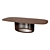 Juice TP 152 R Walnut TableView 3D model small image 1