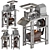 Powerful Commercial Meat Grinder 3D model small image 2