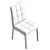 Modern Dining Chair Set 2 3D model small image 6