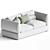 Elegant Parma Sofa Set 3D model small image 4