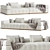 Rion Sectional Sofa Set Solution 3D model small image 1