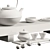  3D Tea Set Model 3D model small image 4