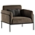 Modern Scribe Armchair: 2017 Design 3D model small image 4