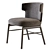 Modern Upholstered VESTA Chair 3D model small image 3