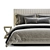 Laskasas Harry Bed: Sleek Elegance 3D model small image 5