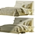 Laskasas Harry Bed: Sleek Elegance 3D model small image 7