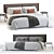 Modern and Stylish SKIN Bed 3D model small image 2