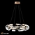 Ranni Gold Pendant Light 3D model small image 1