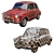 Fiat 600D 1965 3D Model 3D model small image 3