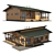 Rustic Cabin with Falz Roof 3D model small image 2