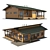 Rustic Cabin with Falz Roof 3D model small image 13