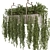 Botanical Metal Hanging Plants Set 3D model small image 2