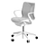 Sleek Cosm Chair Collection 3D model small image 5