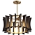 Elegant Garcia Convertible Chandelier 3D model small image 1