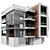 Modern Architectural 3D Model Kit 3D model small image 2