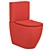 Vitra Sento Compact Toilet 3D model small image 2