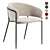 Modern Dining Chair in 5 Colors 3D model small image 2