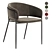 Modern Dining Chair in 5 Colors 3D model small image 4