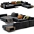 Modern Furniture Design: Minotti Roger 3D model small image 1